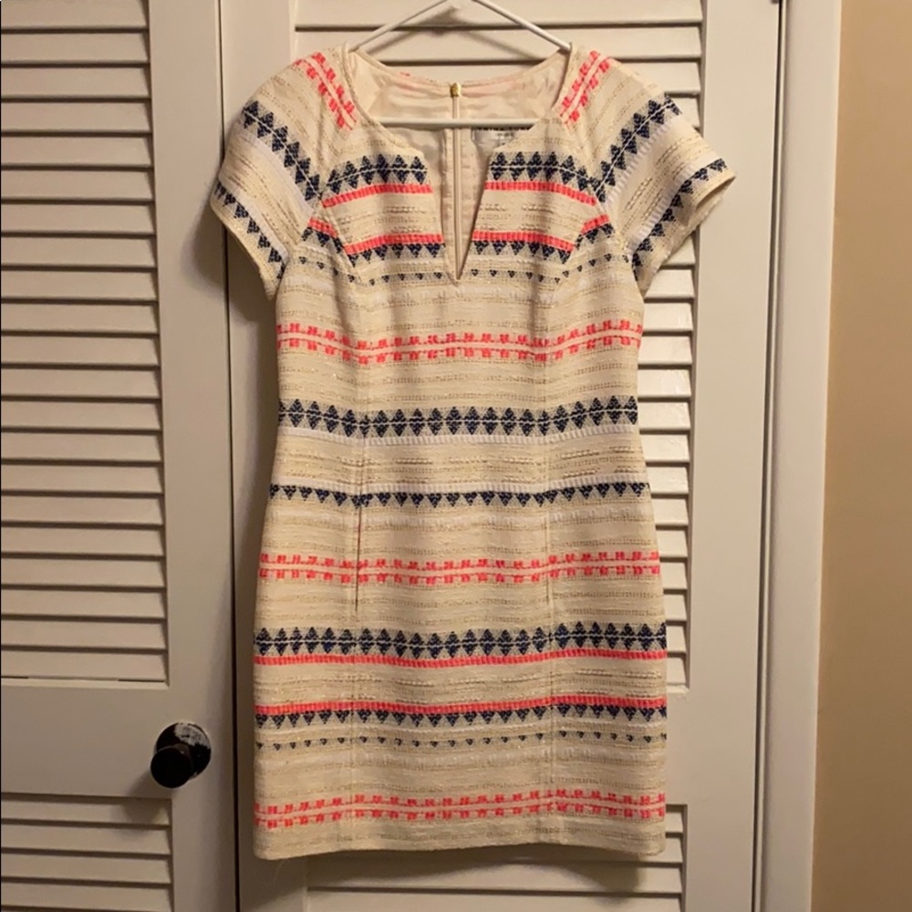 Trina Turk Angela Short Sleeve Sheath Dress size 8